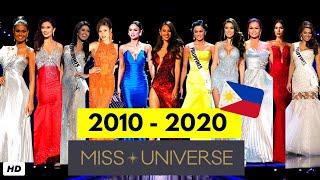 11 YEARS STREAK - MISS UNIVERSE PHILIPPINES 2010 to 2020 