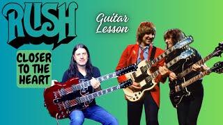 How To Play Closer To The Heart By Rush - Quick Intro Guide - Geddy Lee, Alex Lifeson, Neil Peart