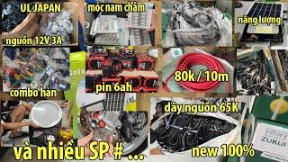 Nguồn 12v -  Pin 6AH - ắc quy - dây nguồn - móc nam châm - kìm nhật và nhiều SP #... 0906.399.207
