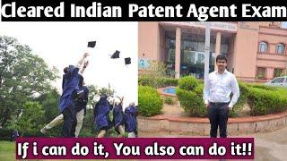 I cleared indian patent agent exam #indianpatentagent