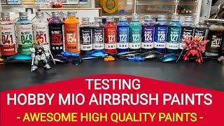 Testing Hobby Mio Airbrush Paints - Awesome High Quality Paint !!