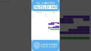 영어 왜 이렇게 하기 싫죠...?? 26수능 D-147, 노베 N수생 | YOHANÉ ACADEMY🩵