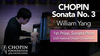 WILLIAM YANG – Sonata No. 3 in B minor, Op. 58 (11th National Chopin Competition, semifinals)