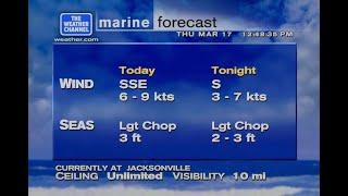 Jacksonville, FL - With Tides and Marine - Mar 17 2022 - Weatherstar XL