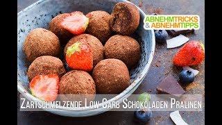 Zartschmelzende Low Carb Schoko Pralinen Rezept / Kochvideo