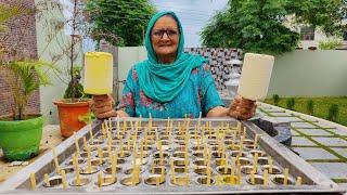 KULFI Prepared In 3 Flavours By Our Granny | Veg Village Food