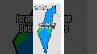 Israel-Palestine Map over the years  #israel #palestine #gaza #map #geography #shorts #history