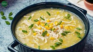 Chicken Corn Soup Recipe by SuperChef | Winter Special Soup Recipe