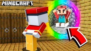 Ich RAUBE YOUTUBER mit PORTAL GUN AUS in Minecraft RP!