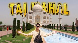 I visited the Taj Mahal and its romantic history! Touring one of the Seven Wonders of the World!