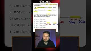 ÖSYM'nin Gözdesi: Mutlak Değerli Eşitsizlik Sorusu Çözümü | Kısa Shorts  #tyt #ayt #matematik #sml