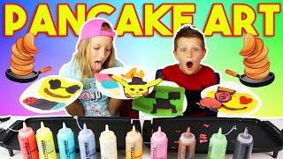 PANCAKE ART CHALLENGE!!!