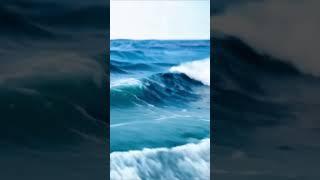 Crashing Ocean Waves  | Relaxing Deep Blue Sea Views