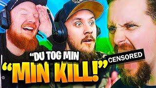 HUR DET ÄR NÄR YOUTUBERS SPELAR FORTNITE GAMES! (Du tog min kill, MIN KILL!!!)