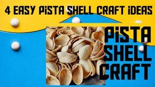 Top 4 Pista shell craft ideas / easy pista shell craft / room decoration ideas /wall hanging craft