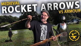 Rocket Powered Medieval arrows vs Armour!