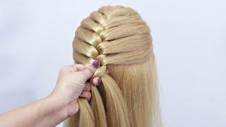 Diwali Special Ponytail hairstyle for long hair | Amazing hairstyle tutorial | Simple hairstyle 2024