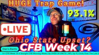 *LIVE* College Gameday Reaction & FINAL GAME PICKS | CFB Week 14