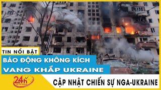 Còi báo động không kích vang khắp Ukraine, toàn bộ nhà máy nhiệt điện hư hỏng nặng nề | TV24h