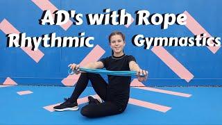 Simple Apparatus Difficulties with Rope | Rhythmic Gymnastics