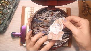 [ASMR] Emotional vintage I Scrapbooking I vintage journal with me