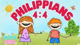 Philippians 4:4 Memory Verse Song for Kids | ACPA Kids Bible Songs