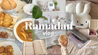 Ramadan vlog first day of ramadan, cook with me, reading quran, 5 am morning routine, making coffee