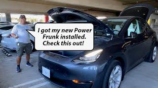 Tesla Model Y Power Frunk by Dr.Tesla - Best Performance and Soft Closing Automatic Frunk -