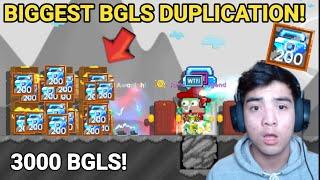 3000 BGLS Duplication Glitch WTF! (BGL LOCKED) - Growtopia