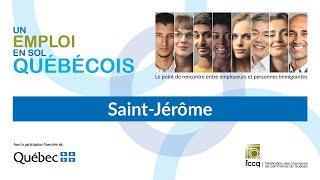 Un emploi en sol québécois - Saint-Jérôme