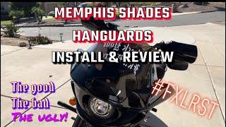 Harley Davidson Lowrider ST Memphis Shades Hand Guards install and review