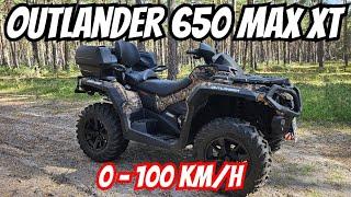 2022 Can-Am Outlander 650 MAX XT | Acceleration