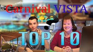 Carnival Vista TOP 10 Things you may not know!