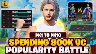 Pk1 To Pk10 Popularity Battle Journey - 30 Million Popularity Snipe - How To Win Popularity Battle