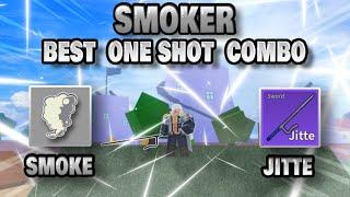 Becoming Smoker Combo And Bounty hunting『 Smoke + Jitte + Human V4 』Blox fruit