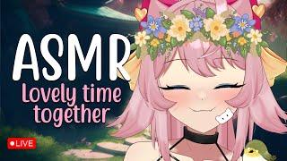  [ASMR] Lovely time just you and me! Nya  ASMR Menu + Triggers!(3Dio)