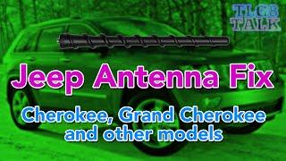 Jeep Antenna Fix or Replace for Cherokee! Works for Grand Cherokee, Liberty, Avenger, and Nitro too.