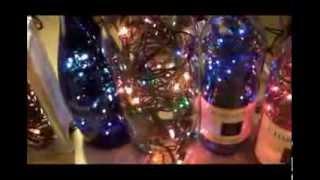 DIY - how to make your own beautiful lighted wine bottles