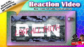 [Newly Released] Reacting to: Ren | Lost All Faith#ren #hiren #reaction #SickBoi #LyricVideo