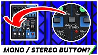 Yamaha MG06X Mono/Stereo Button | What Does It Do?