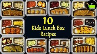 10 Lunch Box Recipes For Kids | Indian Lunch Box Recipes  | Easy And Quick Tiffin Ideas For Kids