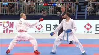 Karate 1 Tokyo 2019.Bronze Medal Match: Bahman Asghari (IRA) vs. Noah Bitsch (GER)