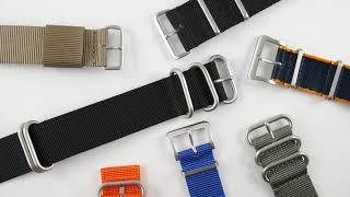 Watch straps 101: NATO vs Zulu vs RAF aka nylon straps