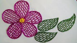 Hand Embroidery: Net Embroidery