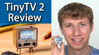 TinyTV 2 Review - Miniature 1" Retro TV with Working Remote