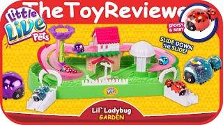 Little Live Pets Lil' Ladybug Garden Playset Blind Bag Figures Unboxing Toy Review by TheToyReviewer