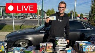 Wir VERKAUFEN LIVE am Flohmarkt 