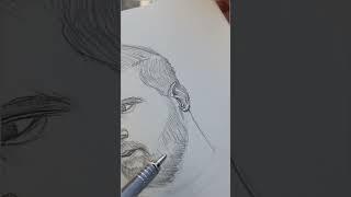 Portrait Drawing Of Lionel Messi ( link 4 step by step vid  below )