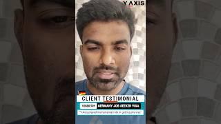 Vignesh's Journey with Y-Axis for Germany Job Seeker Visa