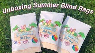 UNBOXING PAPER SQUISHY BLIND BAGS! - summer themed ️